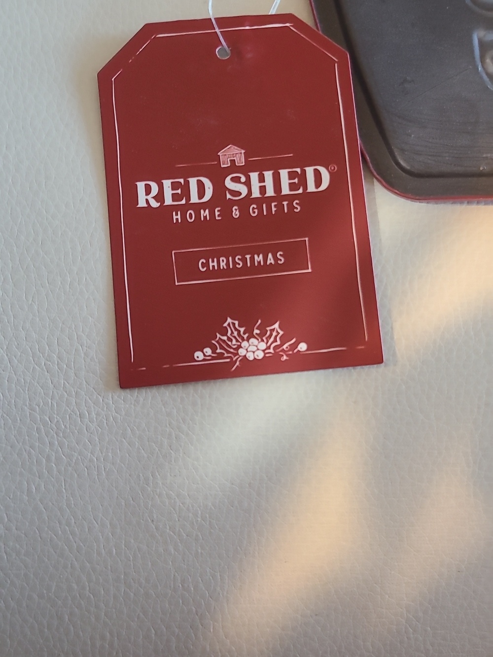 Up On The Coop Top Decorative Chicken Sign - Red & Cream - Picture 4 of 4